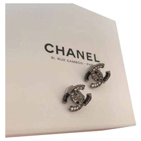 chanel ohrringe silber|Chanel ohrringe neuheiten.